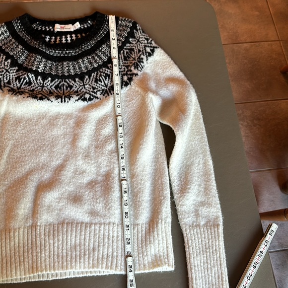 Vineyard Vines Women’s Merino Wool Mohair Blend Fair Isle Crew Neck Sweater S - Picture 5 of 7
